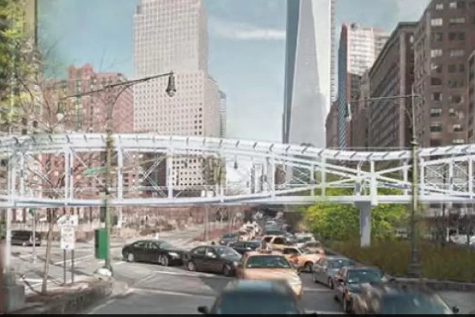 Manhattan Pedestrian Bridge